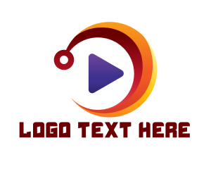 Entertainment - Colorful Media Player logo design