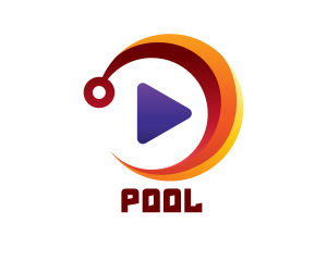 Stroke - Colorful Media Player logo design
