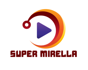 Round - Colorful Media Player logo design