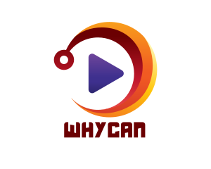 Stream - Colorful Media Player logo design