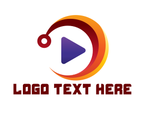 Dvd - Colorful Media Player logo design