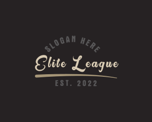 League - Retro Athlete League logo design