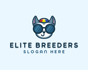 Pet Dog Sunglasses logo design