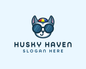 Pet Dog Sunglasses logo design