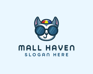 Pet Dog Sunglasses logo design