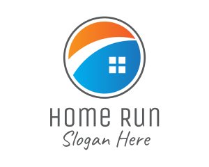 Round Realty Home Property Logo