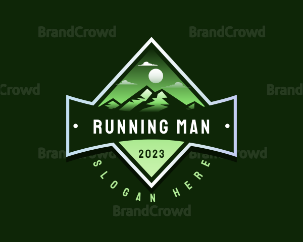 Mountain Hiking Camp Logo