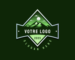 Mountain Hiking Camp Logo