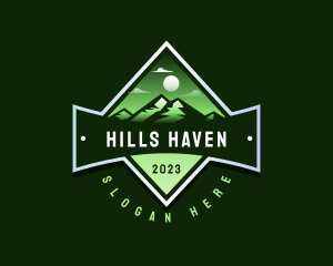 Mountain Hiking Camp logo design