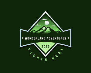 Mountain Hiking Camp logo design