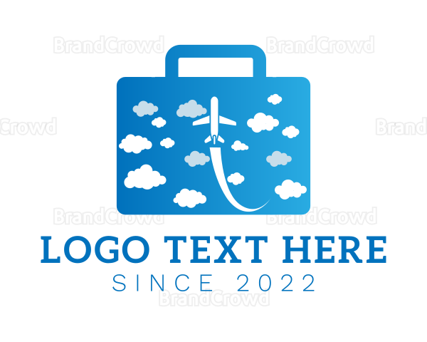 Travel Plane Baggage Logo