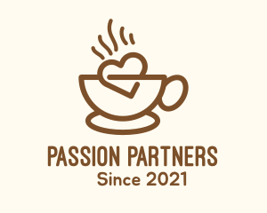 Hot Coffee Lover logo design