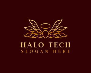 Halo - Holy Halo Wings logo design