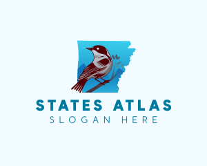 Arkansas Northern Mockingbird logo design