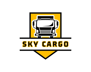 Truck Shipping Delivery logo design