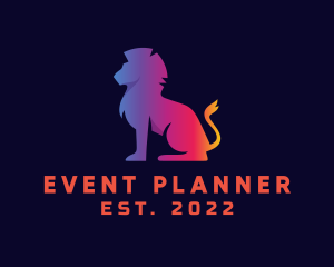 Creative Agency - Gradient Lion Animal logo design