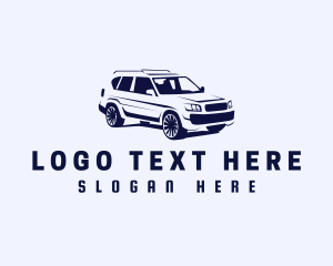 Wheels - SUV Vehicle Transportation logo design