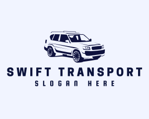 SUV Vehicle Transportation logo design