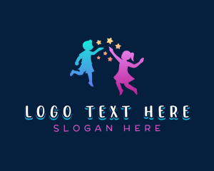 Solving - Star Kids Learning logo design