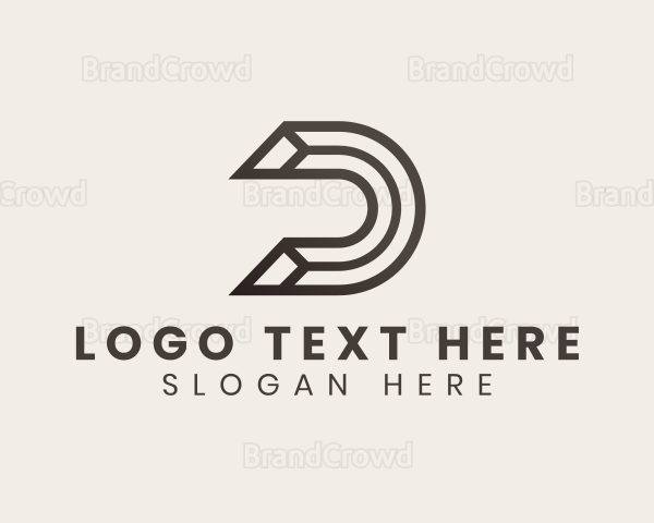 Business Professional Company Letter D Logo