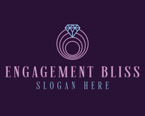 Engagement - Jewelry Spiral Diamond logo design