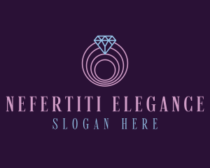 Jewelry Spiral Diamond logo design