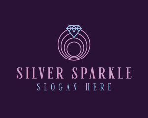 Silver - Jewelry Spiral Diamond logo design