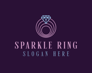 Engagement - Jewelry Spiral Diamond logo design