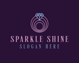 Rhinestone - Jewelry Spiral Diamond logo design