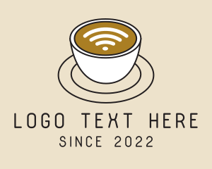 Cappuccino - Wifi Internet Cafe Coffee logo design