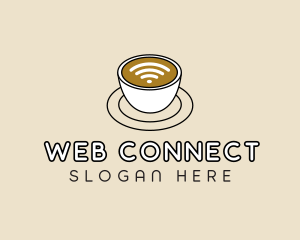 Internet - Wifi Internet Cafe Coffee logo design