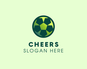 Soccer - Green Sports Ball logo design
