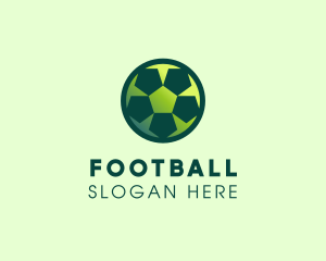 Green Sports Ball logo design
