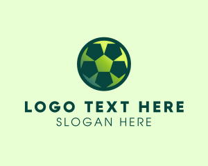 Green - Green Sports Ball logo design