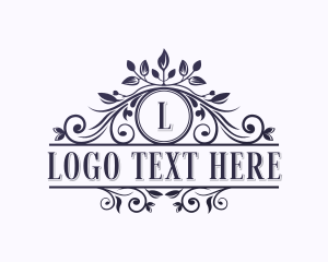 Luxury - Elegant Floral Styling logo design