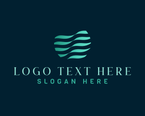 Liquid - Wave Water Liquid logo design