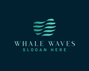 Wave Water Liquid logo design