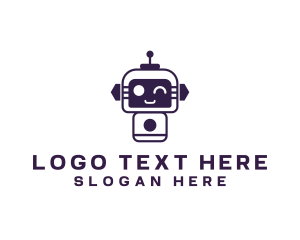 Robot - Cute Toy Robot Boy logo design