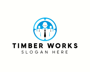 Corporate Employee Recruitment logo design