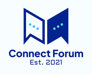 Forum - Chat Bubble Conversation logo design