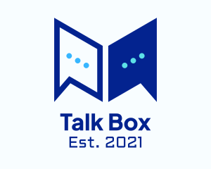 Chat Box - Chat Bubble Conversation logo design