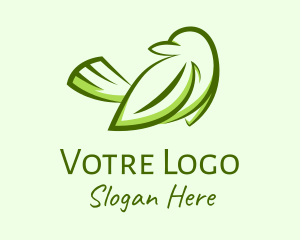 Green Leaf Dove Logo