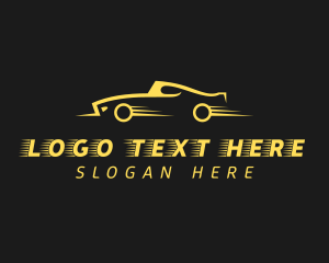 Yellow - Fast Car Racing logo design