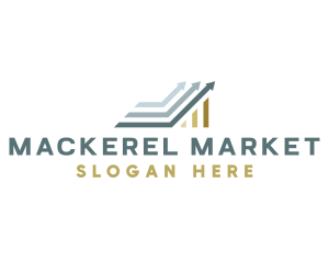 Stock Market Arrow logo design