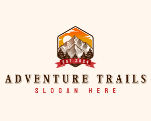 Mountain Peak Adventure logo design