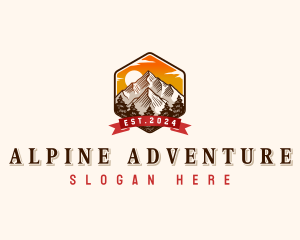 Mountain Peak Adventure logo design