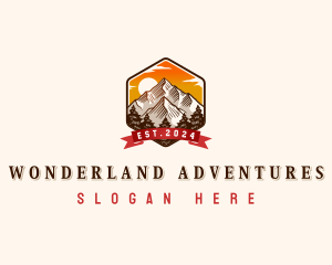 Mountain Peak Adventure logo design