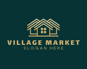 Village - House Village Realty logo design
