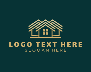 House - House Village Realty logo design