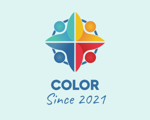 Colorful Diamond Charity  logo design